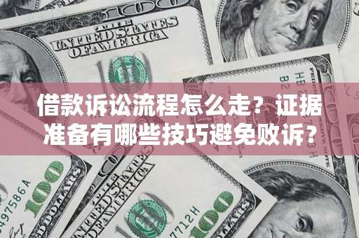 武汉借款诉讼流程怎么走？证据准备有哪些技巧避免败诉？
