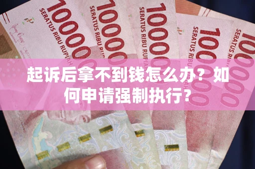 武汉起诉后拿不到钱怎么办？如何申请强制执行？