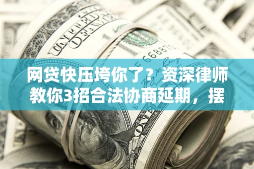 武汉网贷快压垮你了？资深律师教你3招合法协商延期，摆脱暴力催收！