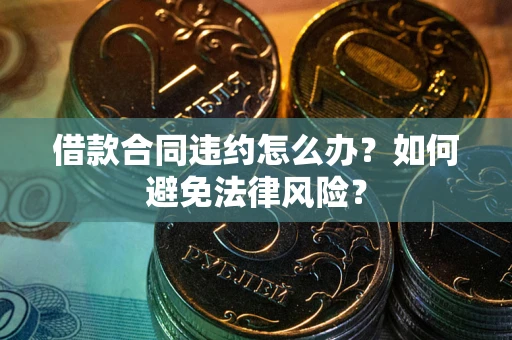 武汉借款合同违约怎么办？如何避免法律风险？