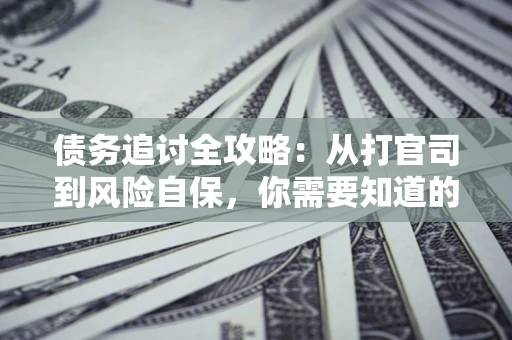 武汉债务追讨全攻略：从打官司到风险自保，你需要知道的法律智慧